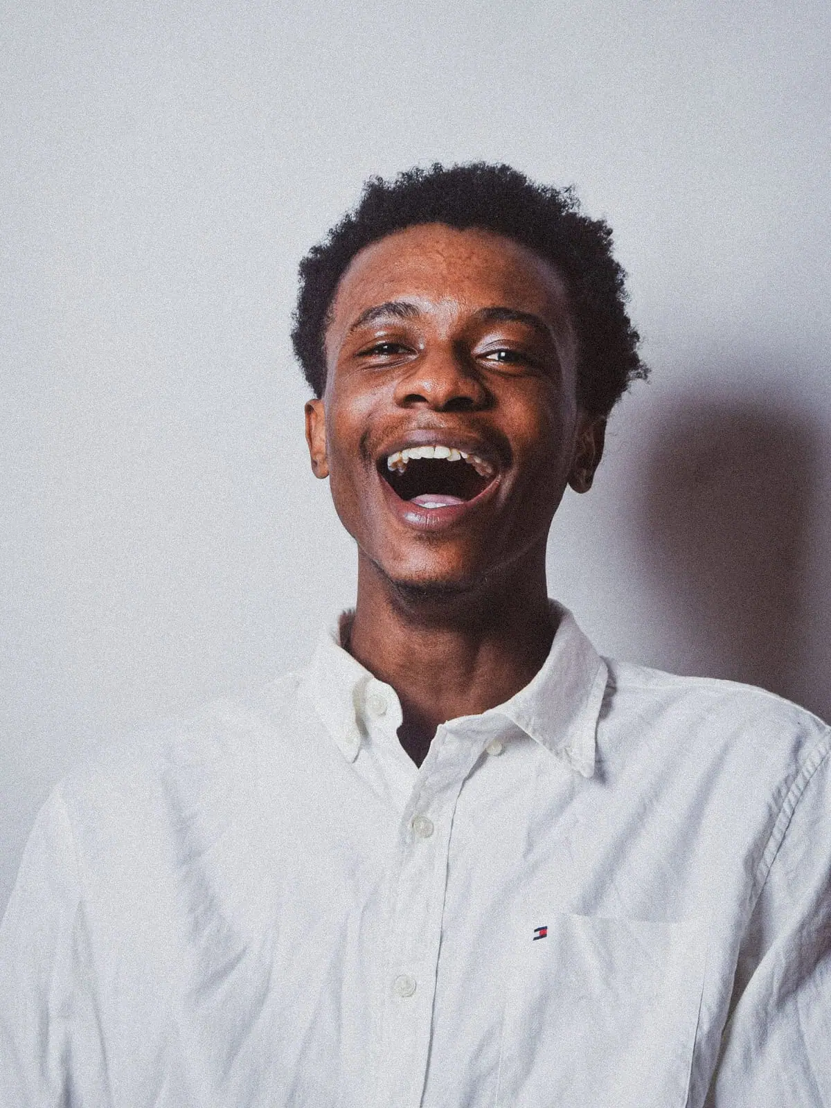 A big, genuine laugh